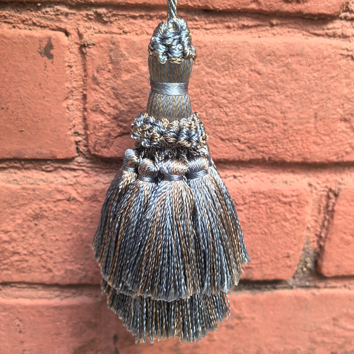 4 Pack Tassel Set 5in Decorative Tassel Ornament – Elegant Hanging Charm for Wall, Door, Bag or Gift Wrapping