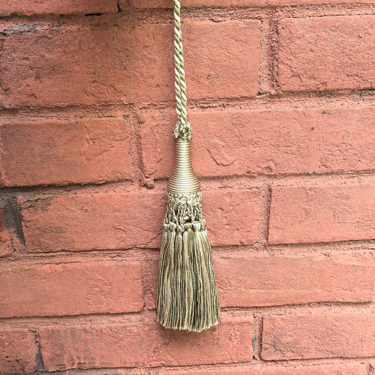 1 Pack Decorative Tassel with Hanging Loop, 14 in Total Length – Elegant Curtain Tieback, Door Handle Ornament, and Home Décor Accent E96147