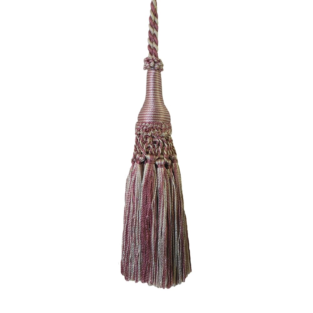 1 Pack Decorative Tassel with Hanging Loop, 14 in Total Length – Elegant Curtain Tieback, Door Handle Ornament, and Home Décor Accent E96147