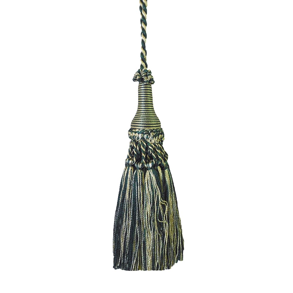 1 Pack Decorative Tassel with Hanging Loop, 14 in Total Length – Elegant Curtain Tieback, Door Handle Ornament, and Home Décor Accent E96147
