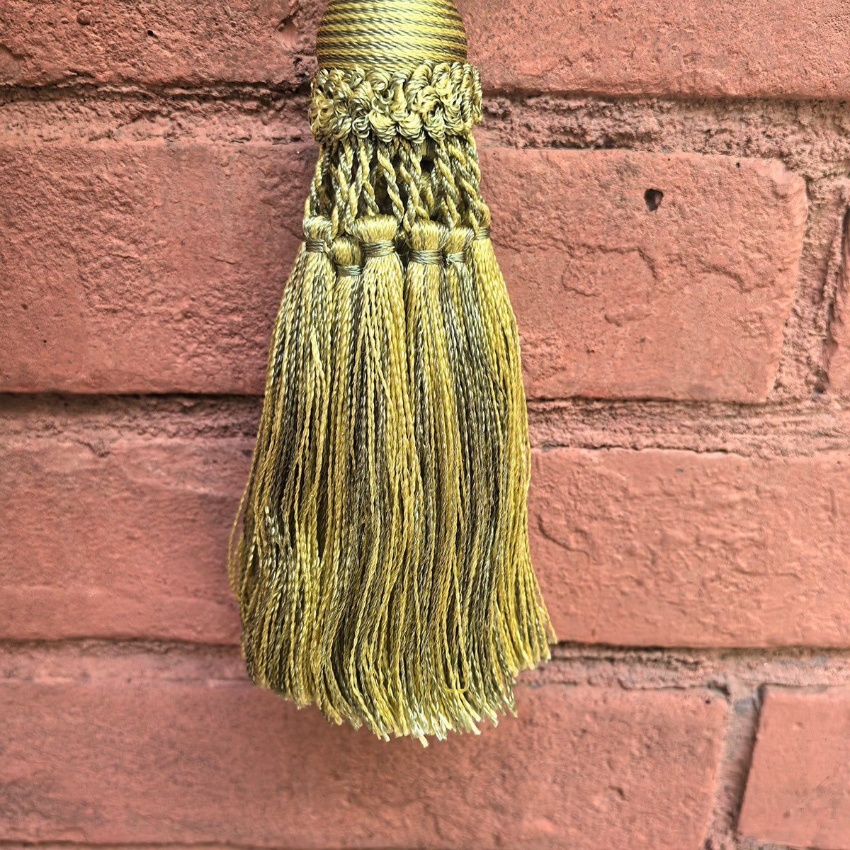 1 Pack Decorative Tassel with Hanging Loop, 14 in Total Length – Elegant Curtain Tieback, Door Handle Ornament, and Home Décor Accent E96147