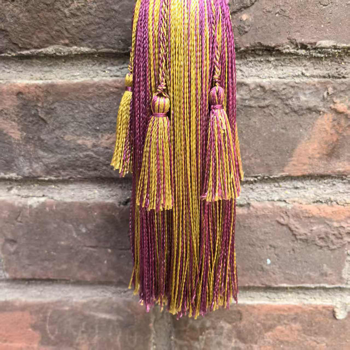 1 Pack Elegant Long Decorative Tassel with Hanging Loop, 15 in Total Length – Luxury Curtain Tieback, Door Handle Ornament, and Home Décor Accessory E96145