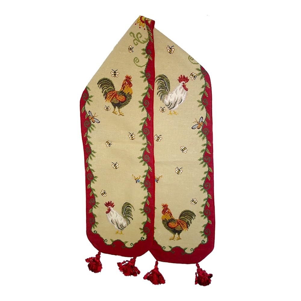 Handmade Embroidered Table Runner – Elegant Table Decor with Delicate Stitching for Dining Tables, Weddings, and Home Decor