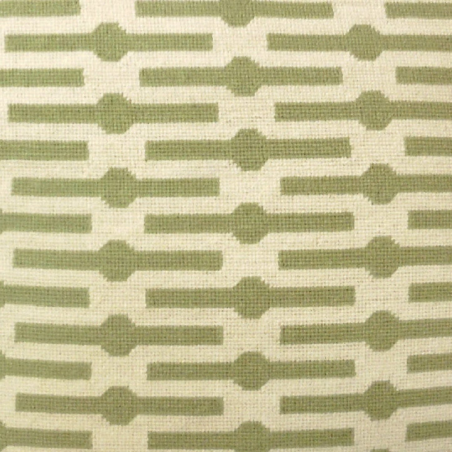 Handmade Wool Needlepoint Pillow Cover - Decorative Throw Cushion Cover - Vintage Floral Embroidery Design limeGreen lines checker cording