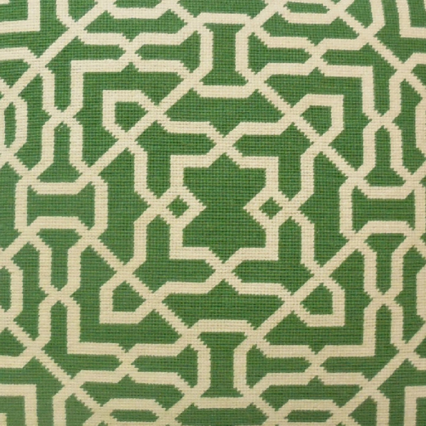 Handmade Wool Needlepoint Pillow Cover - Decorative Throw Cushion Cover - Vintage Floral Embroidery Design green small window designs checker cording