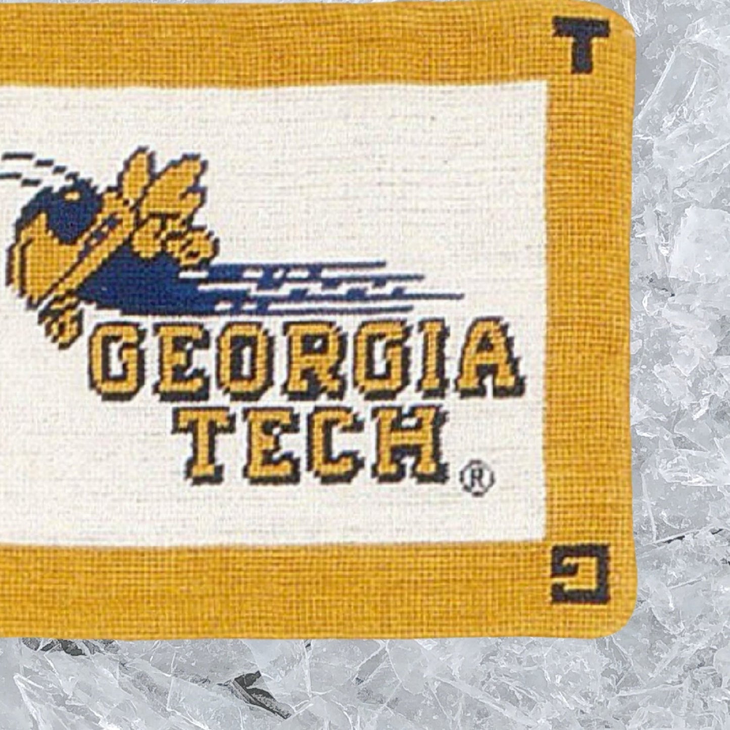 Handmade Wool Needlepoint Pillow Cover - Decorative Throw Cushion Cover - Vintage Floral Embroidery DesignGeorgia Teck