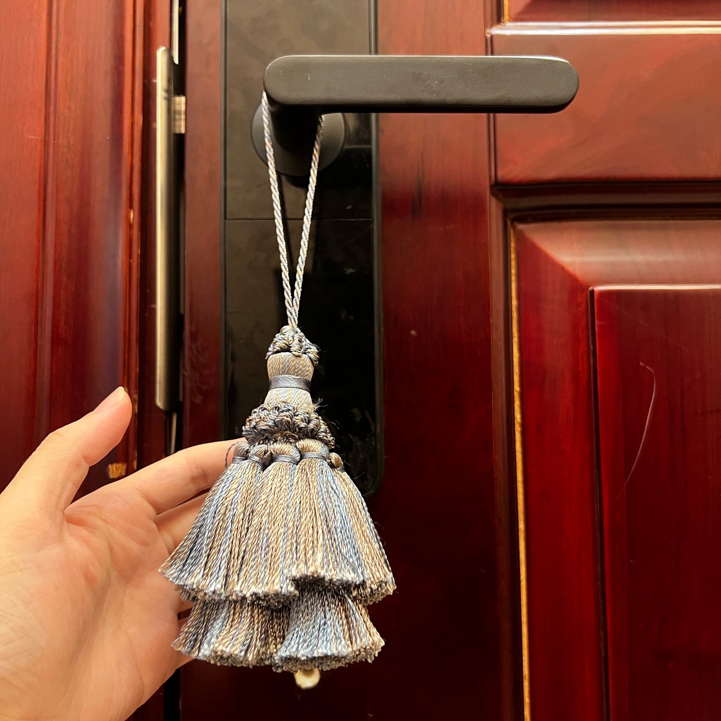 4 Pack Tassel Set 5in Decorative Tassel Ornament – Elegant Hanging Charm for Wall, Door, Bag or Gift Wrapping