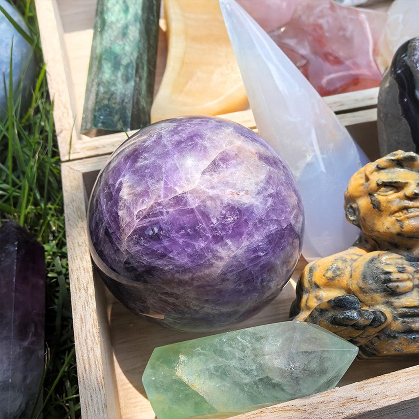 Healing Crystals Stone Mix Set Radom Crystals Bulk for Healing, Reiki, Mysterious Gifts for Women Crystal for Positive Energy Home Decor